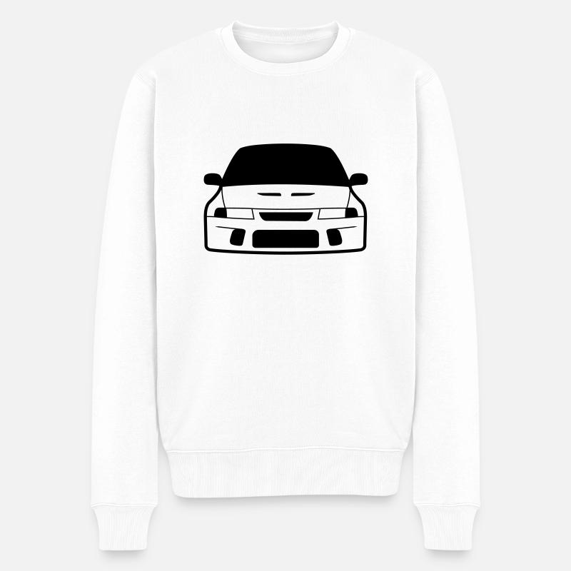 JDM Evo6 | T-shirts JDM - Männer Premium Bio Pullover - Weiß