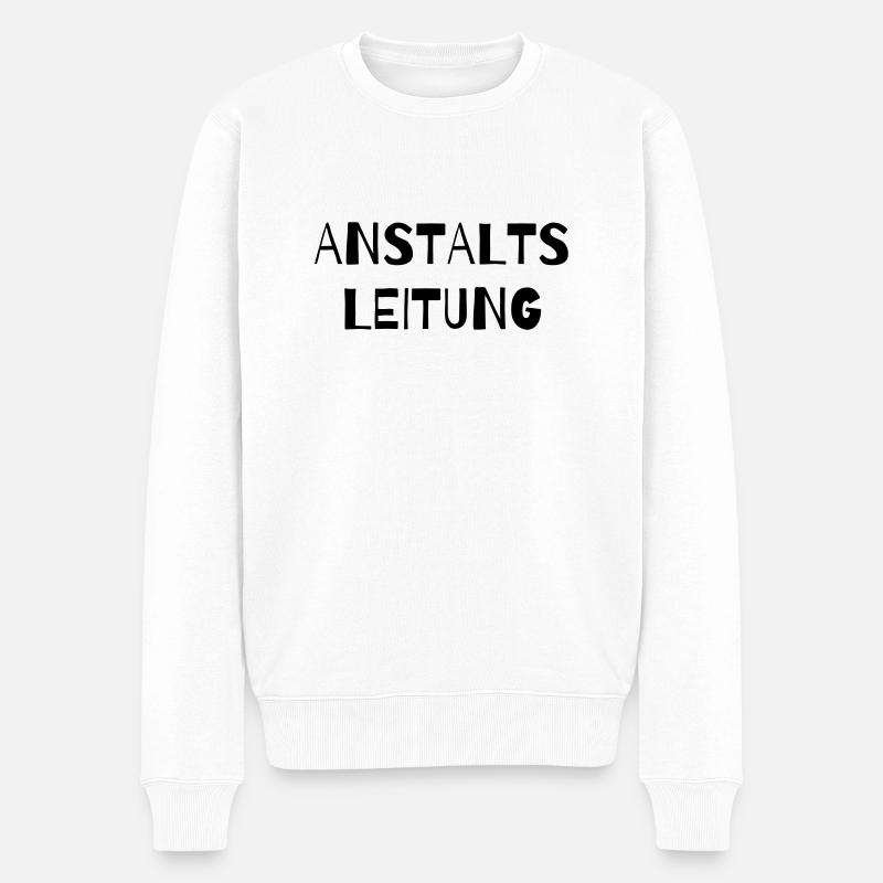 Anstaltsleitung - Männer Premium Bio Pullover - Weiß