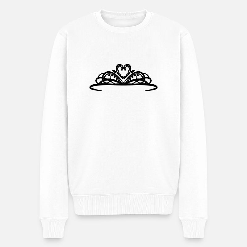 Tiare - noir - Pull Premium bio Homme - blanc