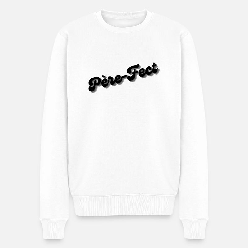 Père-fect - Pull Premium bio Homme - blanc