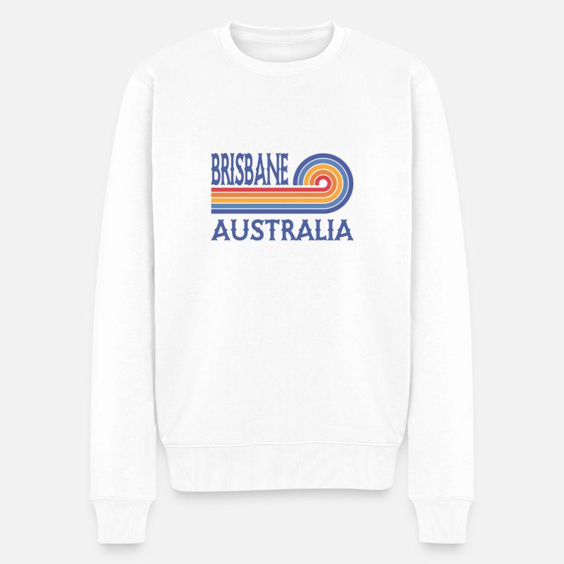 Brisbane - Australie - Australien - Aussie - Pull Premium bio Homme - blanc