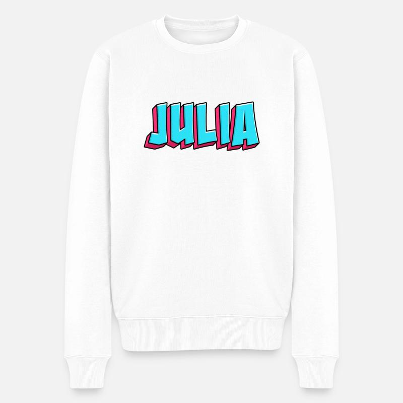 Image du nom : Julia - Pull Premium bio Homme - blanc