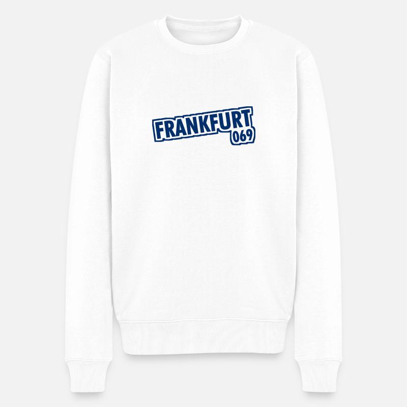 Francfort-sur-le-Main - 069 - Indicatif téléphonique - Pull Premium bio Homme - blanc
