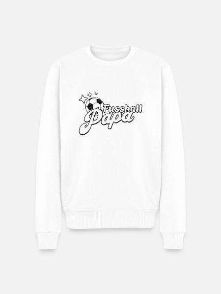 Cool football dad design for real football fans - Men's Premium Organic Jumper - white