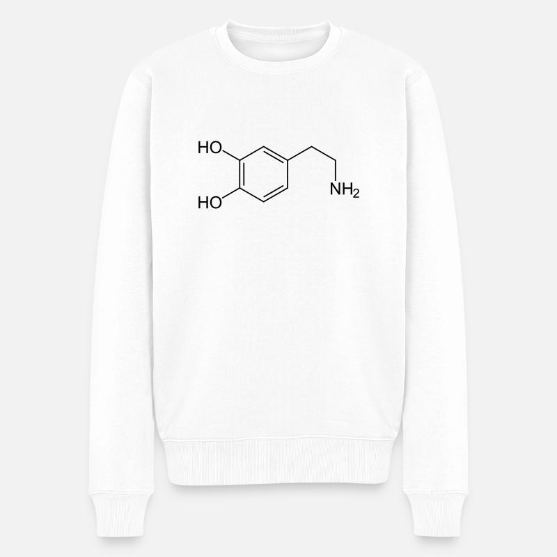 Dopamine - Pull Premium bio Homme - blanc