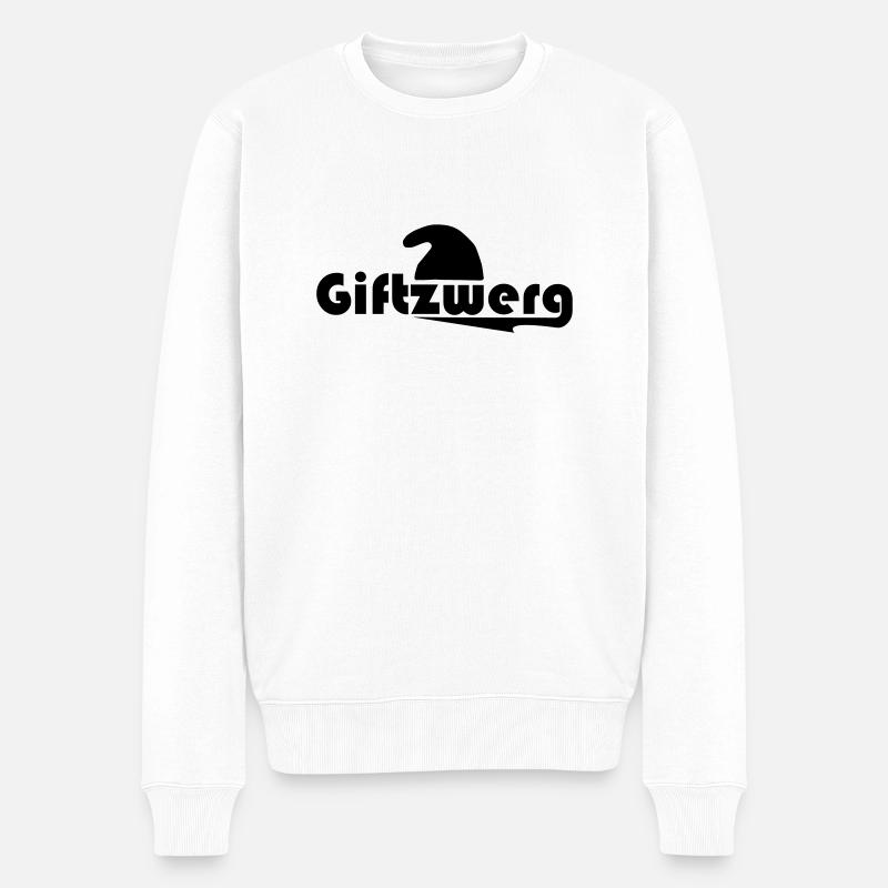 () - Männer Premium Bio Pullover - Weiß