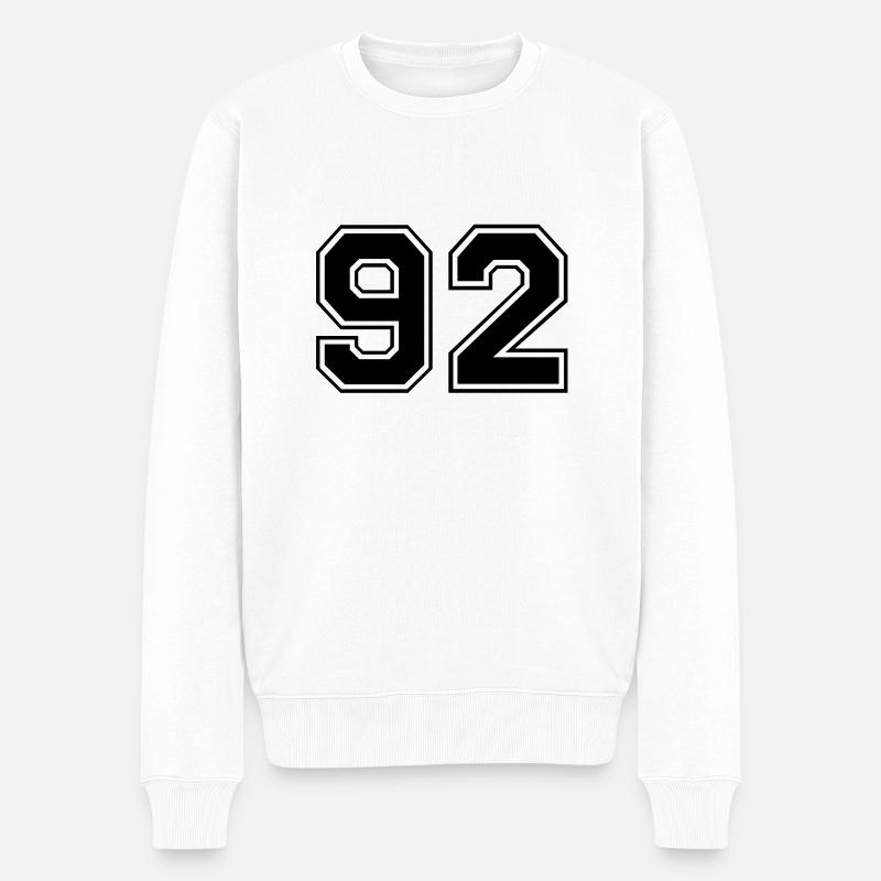 92 - Pull Premium bio Homme - blanc