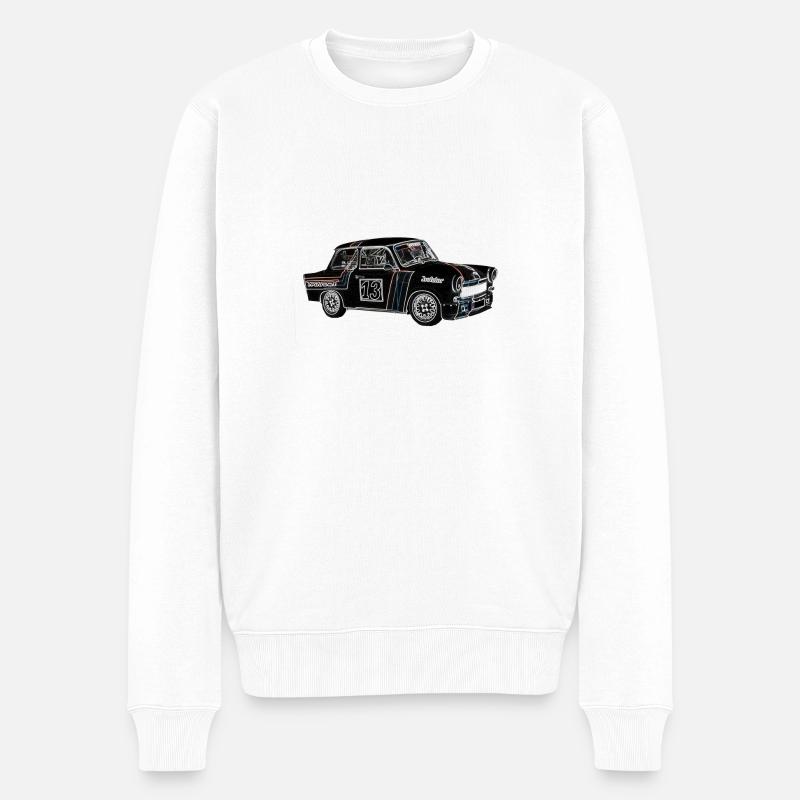 Couleur  - Pull Premium bio Homme - blanc