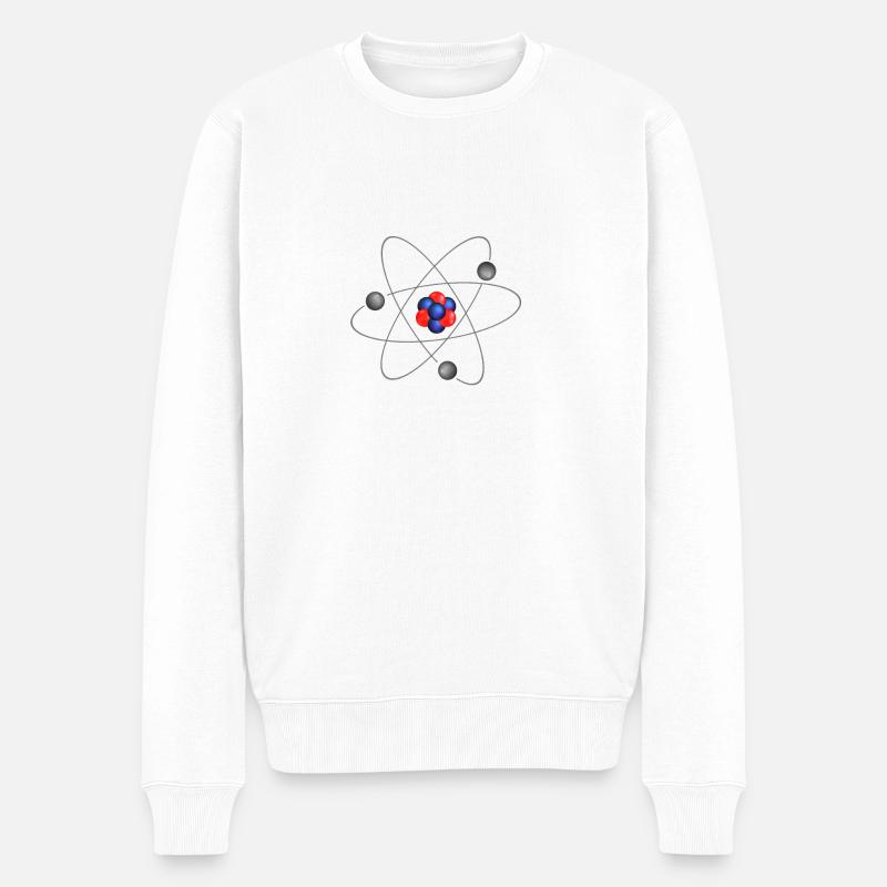 atome - Pull Premium bio Homme - blanc