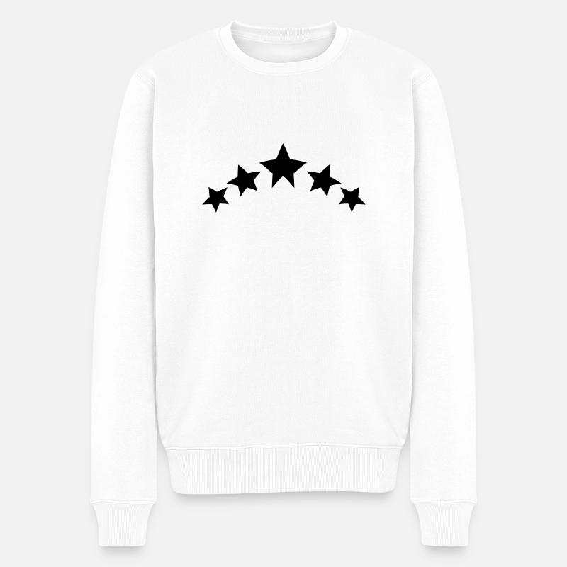 Étoiles - Pull Premium bio Homme - blanc