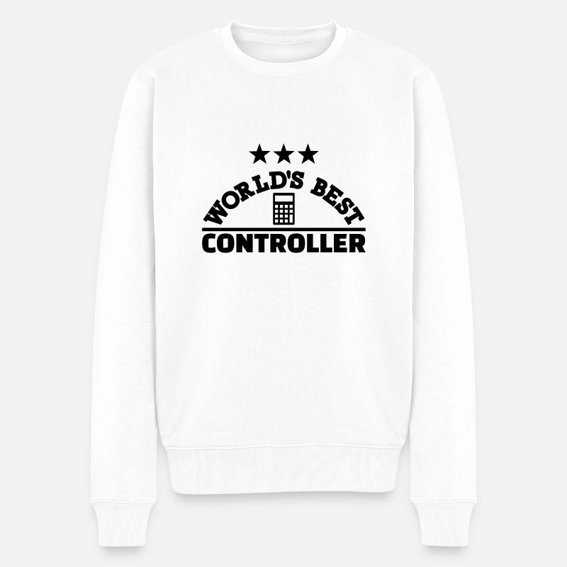 Controller - Pull Premium bio Homme - blanc