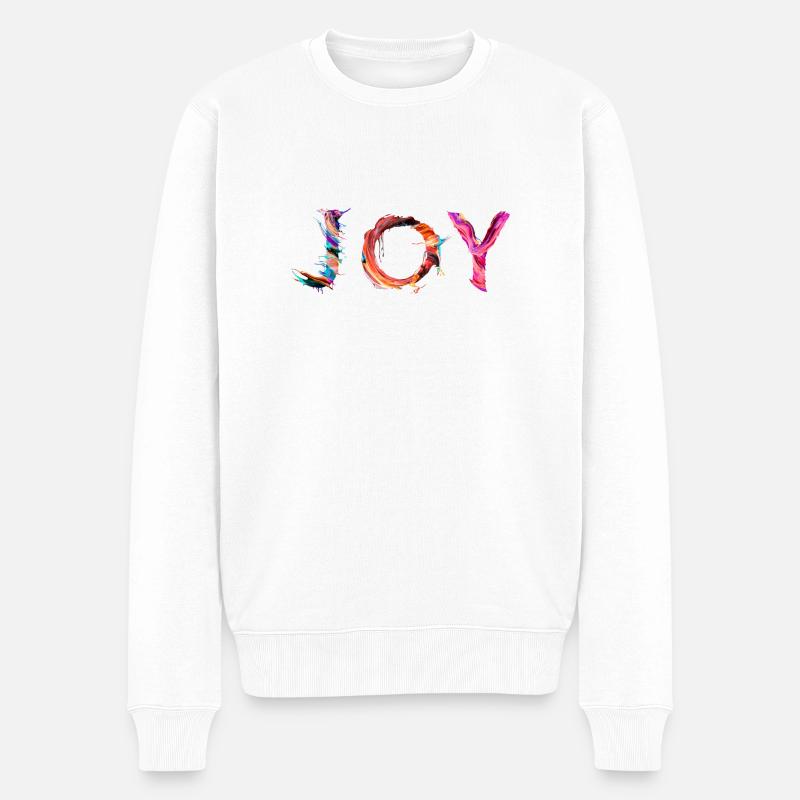 Joy - Pull Premium bio Homme - blanc