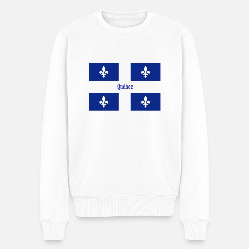 Québec - Pull Premium bio Homme - blanc