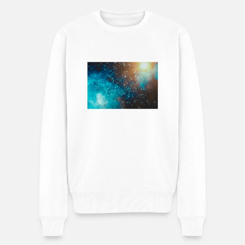 Cosmos - Pull Premium bio Homme - blanc
