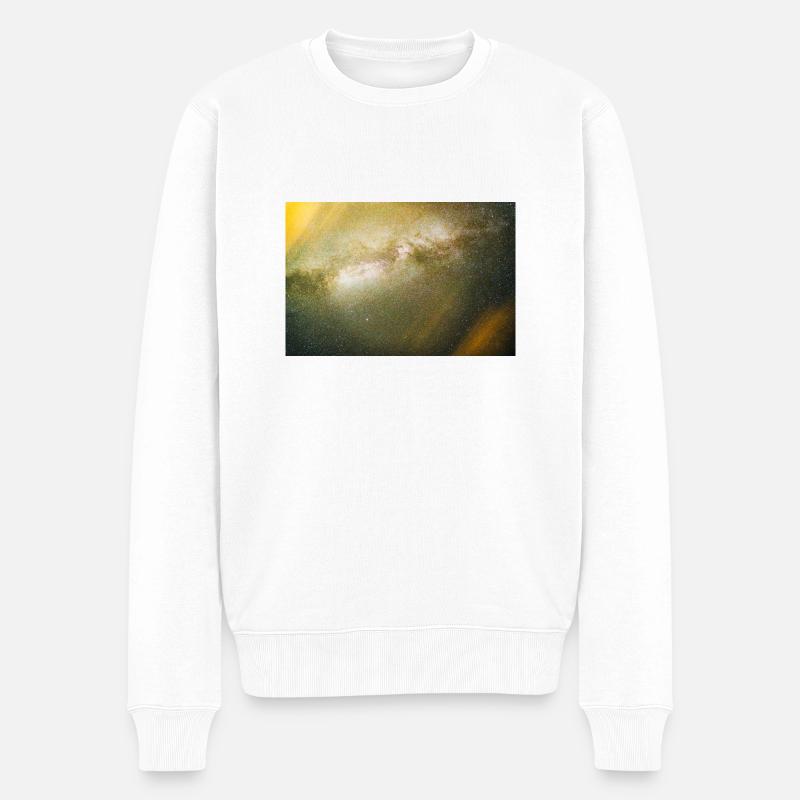 Raum - Männer Premium Bio Pullover - Weiß