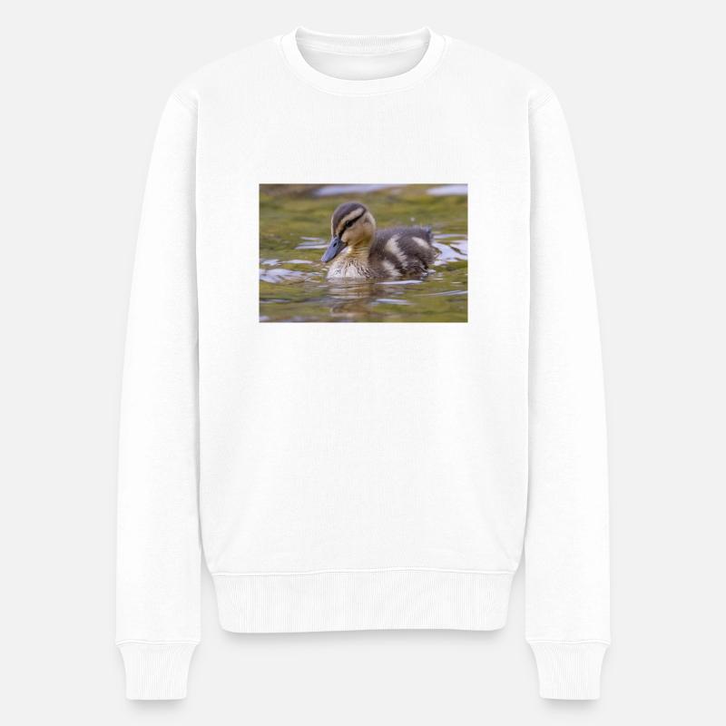 Poussins de canard - Pull Premium bio Homme - blanc