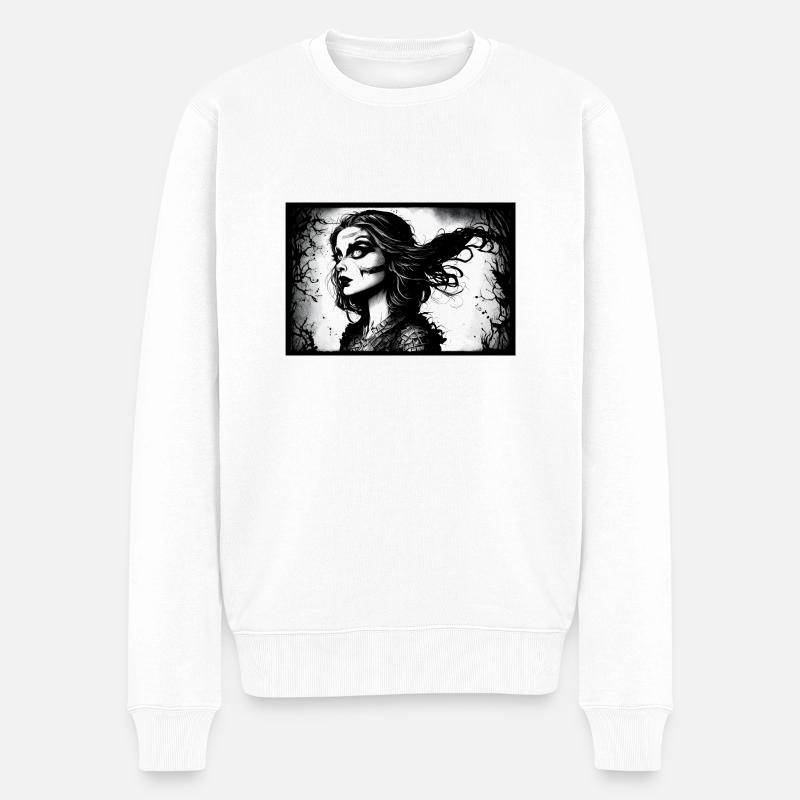 Alice #6 - Pull Premium bio Homme - blanc