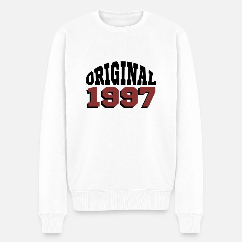 Original 1997 - Männer Premium Bio Pullover - Weiß