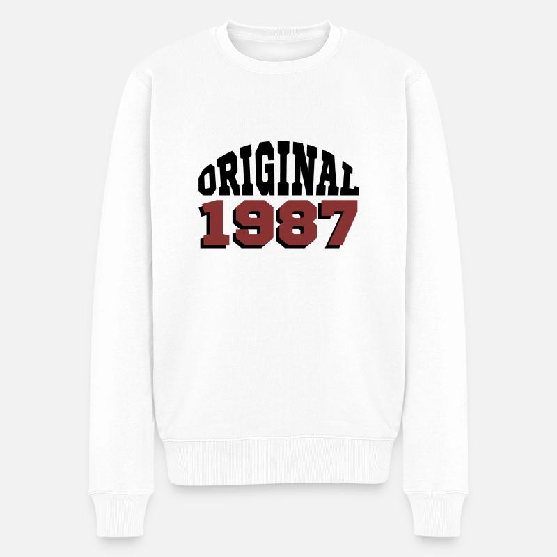 Original 1987 - Pull Premium bio Homme - blanc