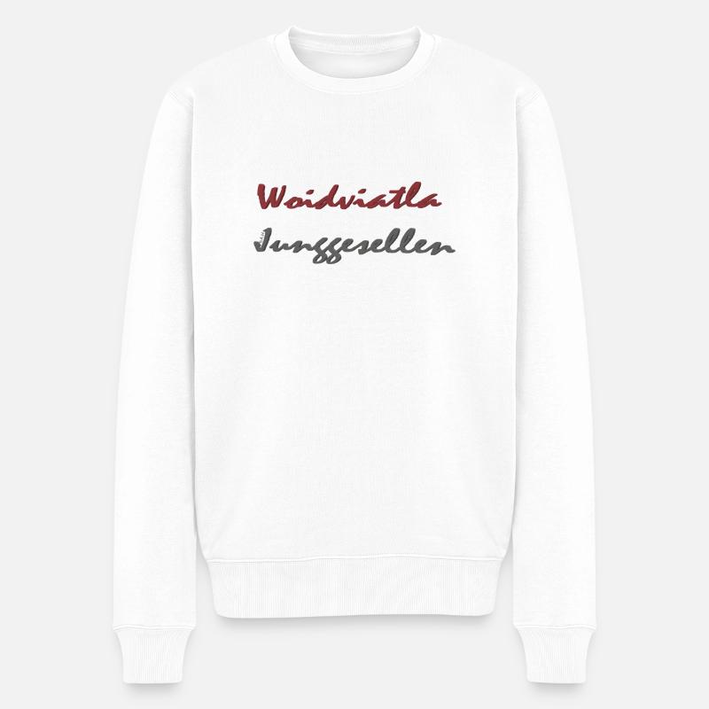 Célibataires Waldviertel - Pull Premium bio Homme - blanc