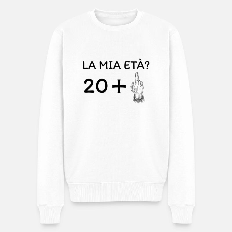 Mon âge 21 ans - Pull Premium bio Homme - blanc