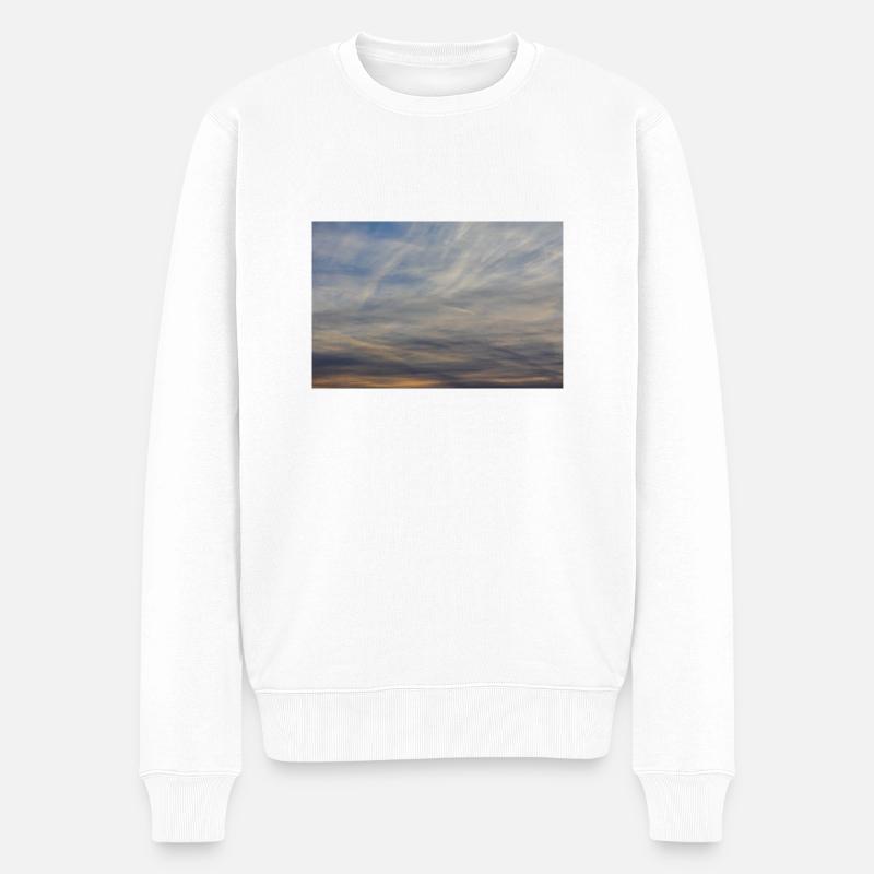 Dark aurora sky - Pull Premium bio Homme - blanc