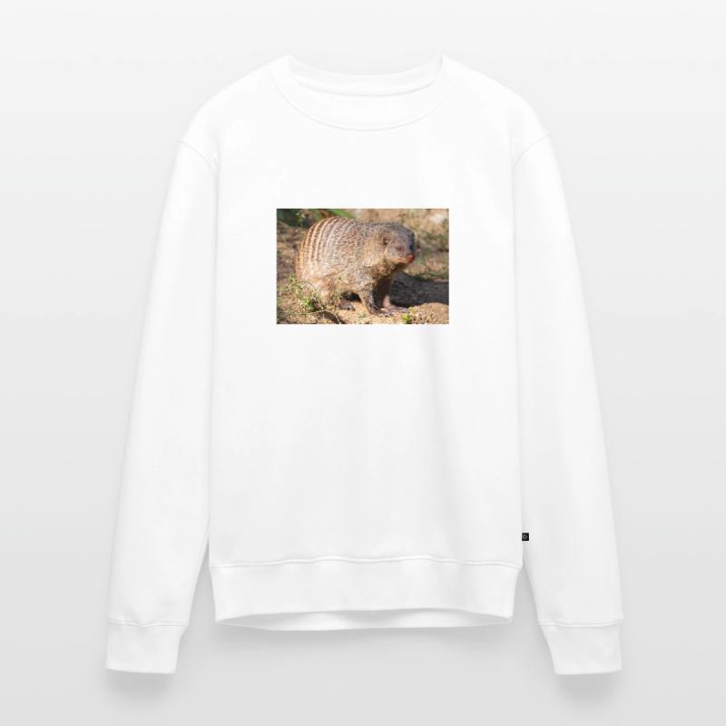 Gebänderte Manguste oder Zebramanguste Zebramanguste Männer Premium Bio Pullover