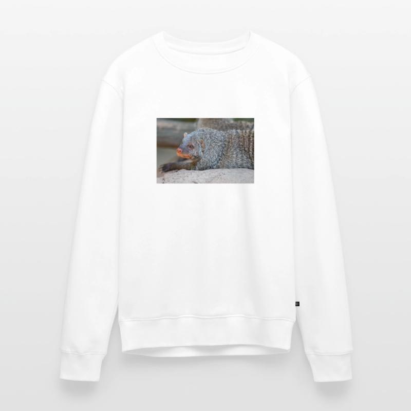 Gebänderte Manguste oder Zebramanguste Zebramanguste Männer Premium Bio Pullover