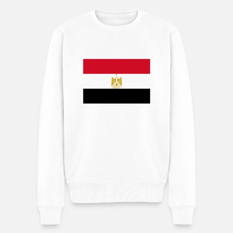 Égypte - Pull Premium bio Homme - blanc