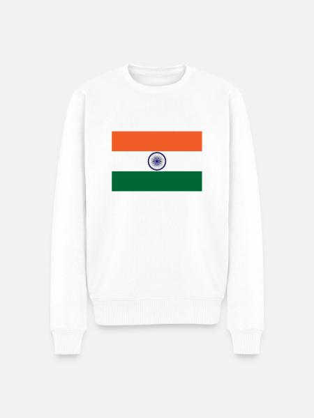 Inde - Pull Premium bio Homme - blanc