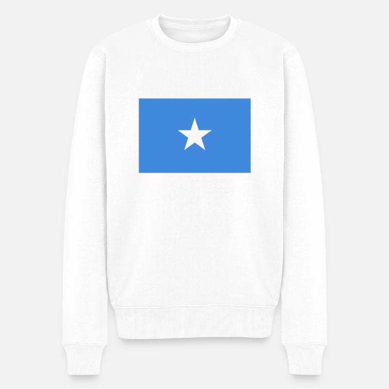 Somalie - Pull Premium bio Homme - blanc