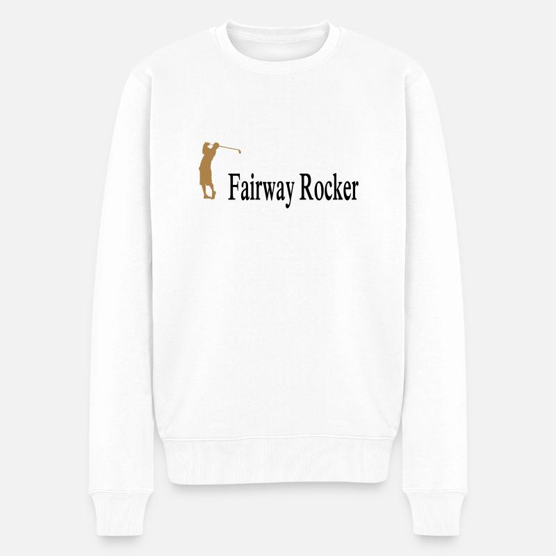 golf - Männer Premium Bio Pullover - Weiß