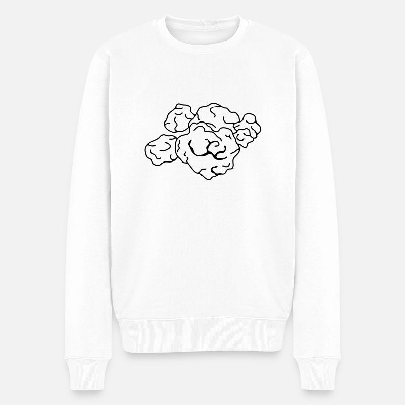 truffes - Pull Premium bio Homme - blanc