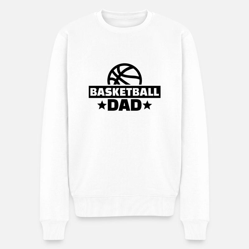 Basketball - Pull Premium bio Homme - blanc