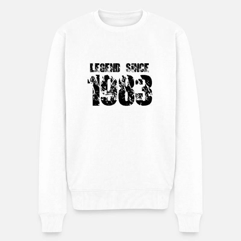 Légende depuis 1983 - Pull Premium bio Homme - blanc