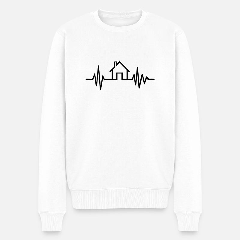 Architecte - Pull Premium bio Homme - blanc