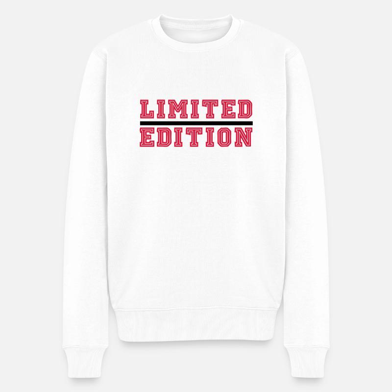 limited_edition_2 - Männer Premium Bio Pullover - Weiß