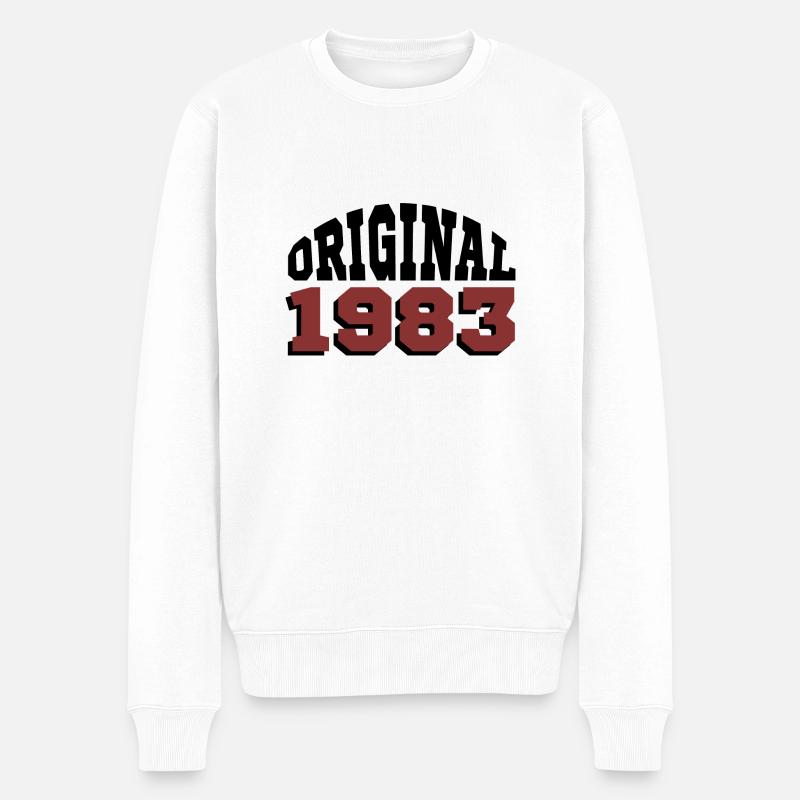 Original 1983 - Pull Premium bio Homme - blanc