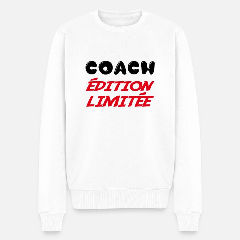 COACH édition limitée - Pull Premium bio Homme - blanc
