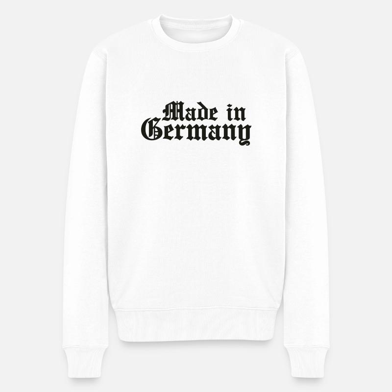 made in germany - Männer Premium Bio Pullover - Weiß