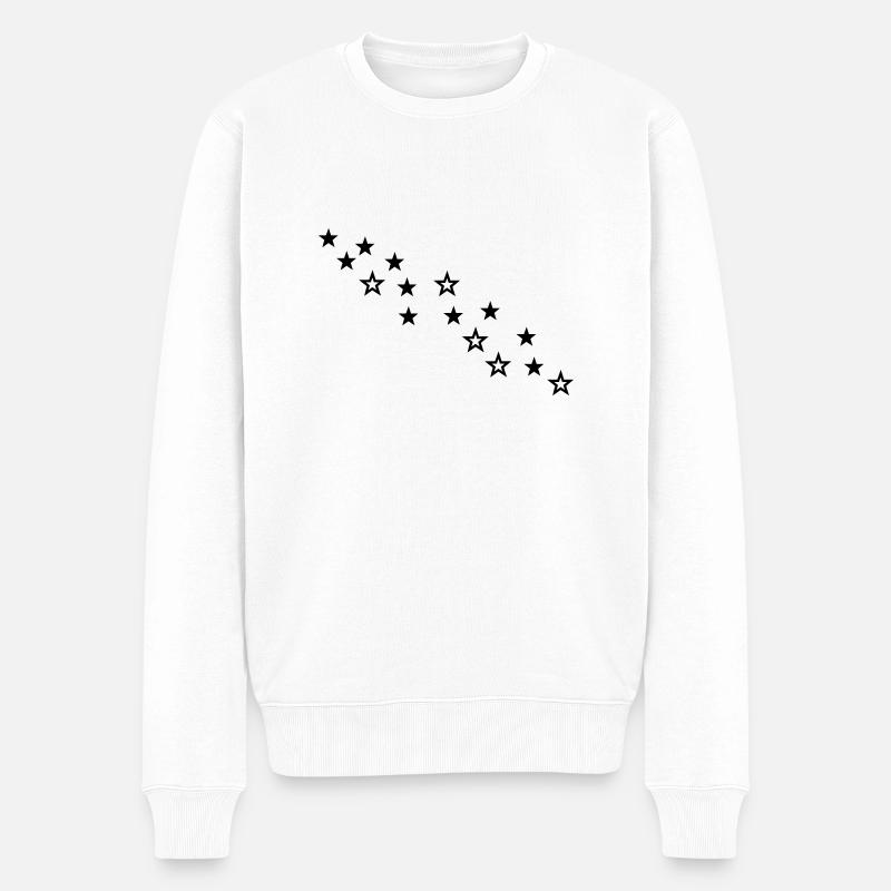 stars - Pull Premium bio Homme - blanc