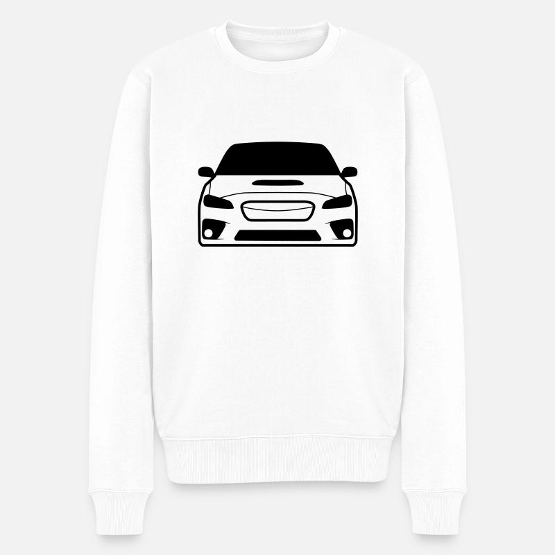 JDM Car eyes STI 5 | T-shirts JDM - Männer Premium Bio Pullover - Weiß