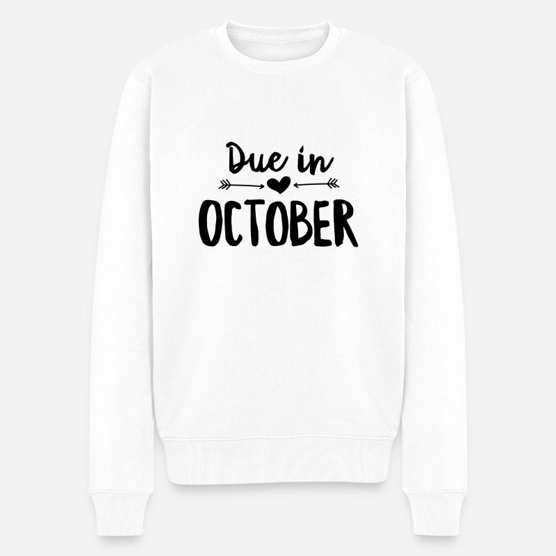 Échéance en octobre - Pull Premium bio Homme - blanc