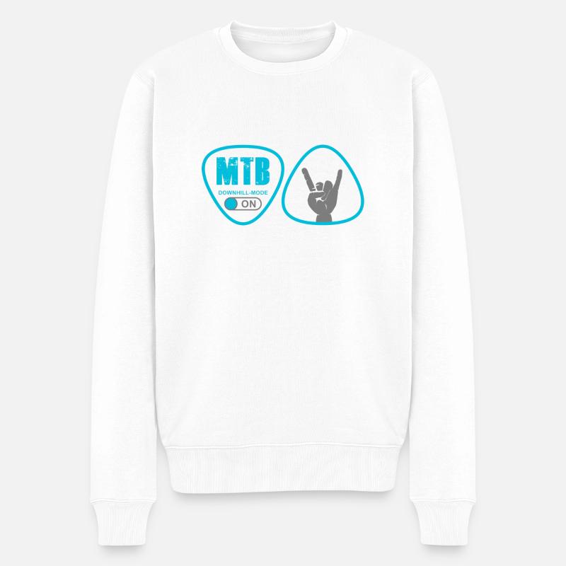 VTT - Pull Premium bio Homme - blanc