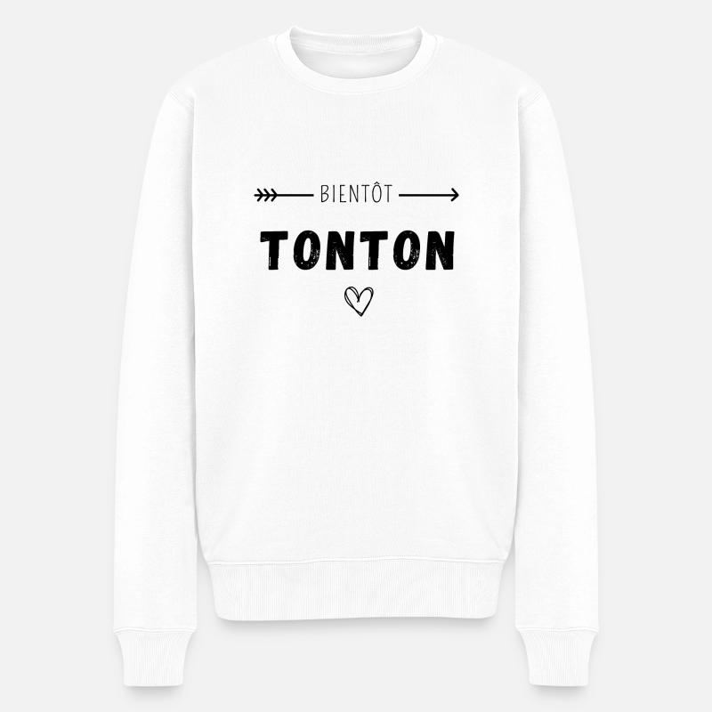 Bientôt tonton - Pull Premium bio Homme - blanc