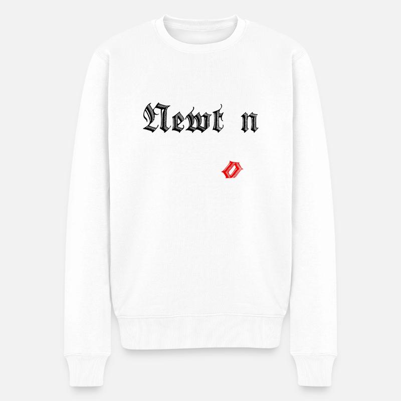 Isaac Newton - Pull Premium bio Homme - blanc