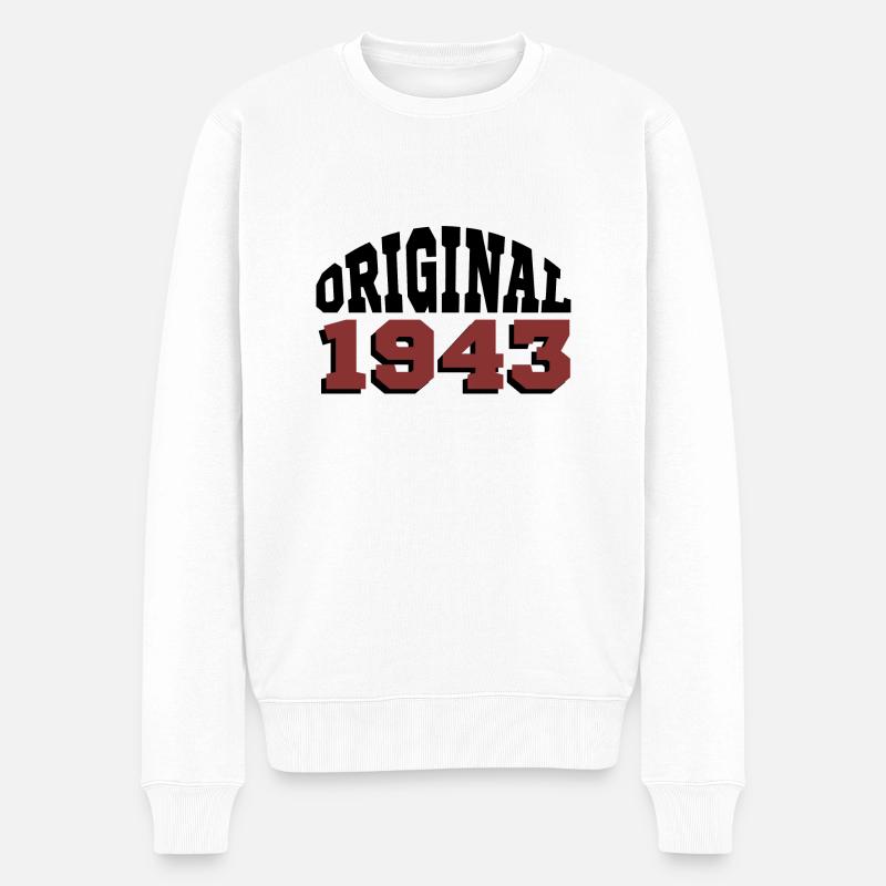 Original 1943 - Pull Premium bio Homme - blanc
