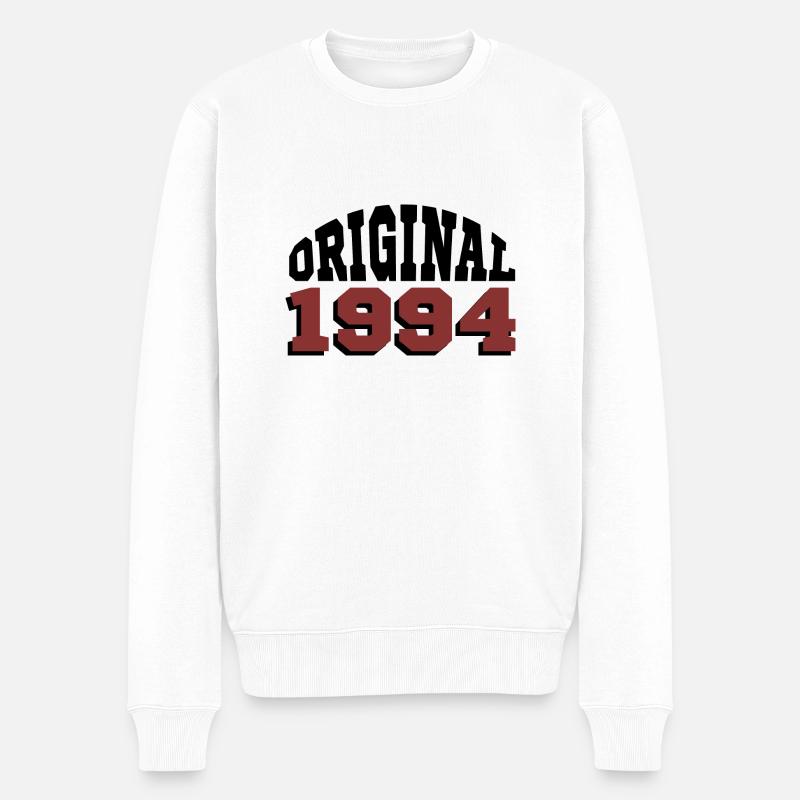 Original 1994 - Männer Premium Bio Pullover - Weiß