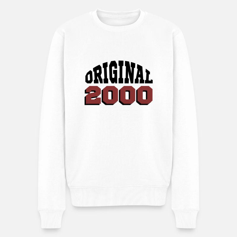 Original 2000 - Pull Premium bio Homme - blanc