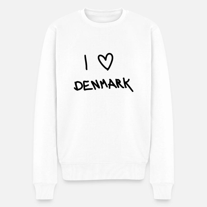J’adore le Danemark - Pull Premium bio Homme - blanc